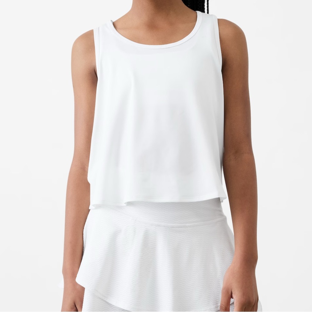 Prince Girl Tennis Tank - White